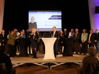 MUNICIPALES 2026- CHATENOY LE ROYAL – Vincent Bergeret et ses colistiers de « Continuons ensemble pour Châtenoy le Royal » en réunion publique ce jeudi soir 12 mars.
